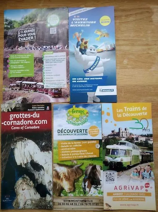 Grand Gite Confortable En Auvergne - Belle Vue Brousse